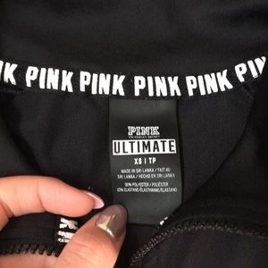 PINK MARBLE HALF ZIP UP FITTED SWEATSHIRT